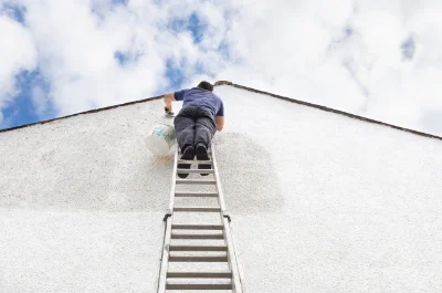 Peinture extérieure au Breuil — façades et ravalement